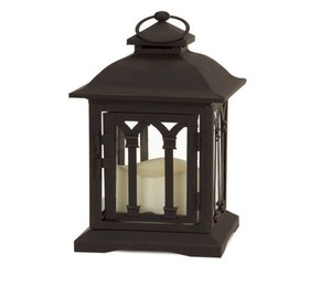 Hot Selling Eco-Friendly Portable Hanging Glass &Metal <b>Candle</b> <b>Lantern</b> In Brown Finish <b>Candle</b> <b>Lantern</b> for Wedding & Garden - Product Image 1