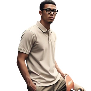 Chemises de golf pour hommes de haute qualité, respirantes, à séchage rapide, 100% coton, logo brodé personnalisé, grande taille, vente en gros - Product Image 1