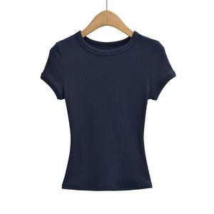 Womens Comfortable Short Sleeve O Neck Top Stylish Casual <b>Shirt</b> for Summer <b>Party</b> and Everyday Fashion - Product Image 4