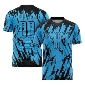 Maillot de football personnalisé pour hommes et jeunes, séchage rapide, respirant, avec numéro, nom, couleur d'équipe, logo, OEM, vente en gros B2B - Product Image 1