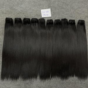 ผมต่อแบบเส้นตรงสีดำธรรมชาติ ผมแท้เวียดนาม แบบ Double Drawn คุณภาพพรีเมียม ขายดี - Product Image 4