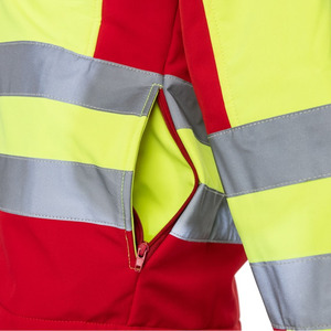 Mens High Visibility Reflective Work Jacket Durable Protective Outerwear For Construction Maintenance And Logistics Tasks - Product Image 2