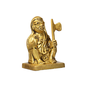 Estatua de Latón Hecha a Mano de Maha Periyava, Ídolo de Kanchi Mahaswami para Decoración del Hogar, Regalo de Puja, 6 cm - Product Image 5