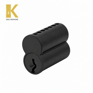 SFIC Lock Cylinder Quick Core Replacement Flat Black Brass 7 Pin A Keyway For Commercial Door <b>Security</b> - Product Image 1