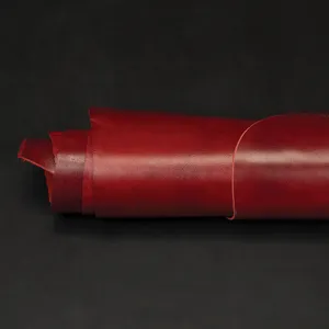 Cuir de vachette tanné végétal brun foncé, matériau authentique pour la fabrication de chaussures, sacs, portefeuilles, qualité supérieure, véritable fourniture DIY pour artisanat - Product Image 6