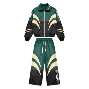 Conjunto Deportivo Ligero Personalizado para Correr, Ropa Deportiva Urbana, Chaqueta y Pantalón de 2 Piezas, Chaqueta Cortavientos con Ribete Reflectante de Nailon - Product Image 4