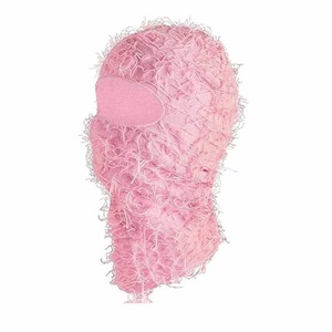 Pasamontañas Unisex de Piel Sintética, Máscara Facial Completa, Color Azul Claro, Felpa, Gorro de Invierno para Exteriores, Adulto, 56-58CM - Product Image 3