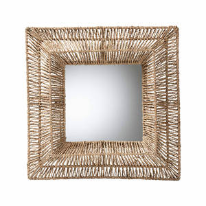 กระจกผนังหญ้าทะเลทรงสี่เหลี่ยมทำด้วยมือปรับให้โดดเด่นในบ้านแนวชายฝั่งเพื่อสัมผัสใต้ทะเล - Product Image 1