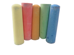Taille Jumbo craie sans poussière sans poussière gypse carbonate de calcium forme ronde craie de trottoir colorée pour l'écriture - Product Image 2