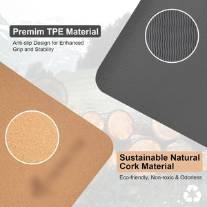 Tapete de Yoga Antideslizante de PVC y Goma de 5mm a 8mm, Tapete de Gimnasio de Goma PU de Alta Calidad, Suave y Adhesivo, Ecológico - Product Image 5