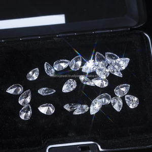 Excellent diamant de laboratoire coupé poire taille brillant 1.08 carat Vs1 clarté synthétique laboratoire cultivé blanc D couleur CVD diamants en vrac - Product Image 3