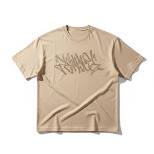 Camiseta Personalizada con Pedrería MALUZA INDUSTRIES, Estilo Urbano de Lujo, para Hombre, con Diseño Gráfico de Diamantes, Alto Gramaje - Product Image 1