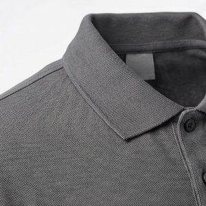 Polo de Alta Calidad, 100% Algodón Orgánico, Absorbente de Humedad, Venta al Por Mayor, Manga Corta, para Hombre, para Golf, Nuevo - Product Image 4