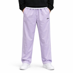 กางเกงวอร์มไนลอนแบบมีแถบข้างสีขาว เอวยางยืด ทรงหลวม สวมใส่สบาย ผลิตตามสั่งจากโรงงานโดยตรง - Product Image 4