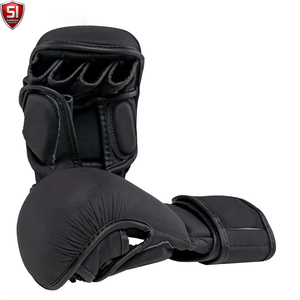 ถุงมือ MMA คุณภาพสูงสำหรับการฝึกซ้อม ผลิตตามสั่ง ทำจากหนัง PU กันลื่น สายรัดข้อมือปรับได้ ปิดด้วยแถบตีนตุ๊กแก สำหรับผู้ใหญ่ - Product Image 4