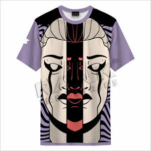 เสื้อยืดพิมพ์ลายคุณภาพพรีเมียม เนื้อผ้านุ่ม สวมใส่สบาย สำหรับผู้ชาย ผ้าฝ้าย 100% เสื้อผ้าลำลอง ทรงหลวม - Product Image 1