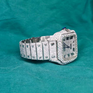 Wholesale Super Luxury Automatic Hip-hop <b>Watch</b> <b>for</b> <b>Men</b> VVS D Colour Moissanite <b>Watch</b> Designers <b>Sport</b> Iced <b>Watches</b> Glass Pointer - Product Image 1
