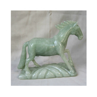 Figurine d'animal en onyx sculptée à la main, personnalisée, motif cheval, prix bas, haute qualité, fabriquée au Pakistan, design de logo personnalisé