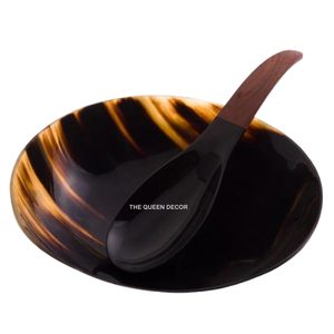 Ensemble de bols de service en corne naturelle pour la maison, l'hôtel et le restaurant, qualité supérieure, poli à la main, personnalisé - Product Image 6
