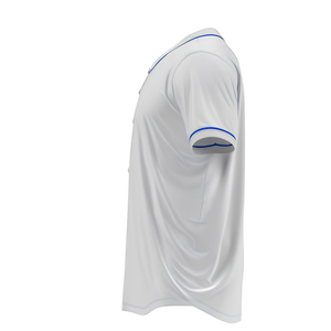 Maillot de baseball imprimé de qualité supérieure, motif floral, boutonné, en maille, manches courtes, avec passepoil sur le devant, fournisseur OEM personnalisé - Product Image 5