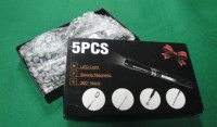 TL0275 Juego de 5 piezas de barra de extensión telescópica magnética de acero inoxidable de calidad superior, herramienta de recogida magnética flexible telescópica