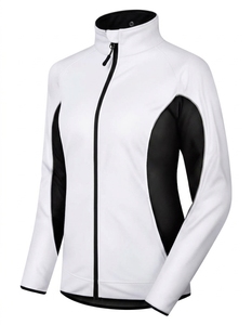 Chaqueta de Ciclismo Personalizada para Mujer, Manga Larga, Cortavientos, Térmica, Transpirable, con Forro Polar, Alta Visibilidad, OEM - Product Image 1