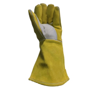 Gants de soudeur en cuir de vachette résistant à la chaleur, ignifuges, certifiés CE, protection des mains, résistants à l'abrasion - Product Image 6