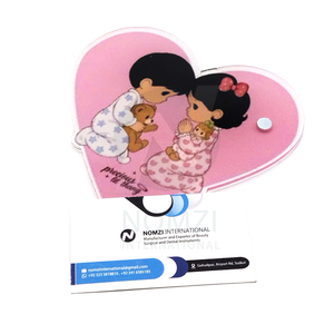 Nueva Placa Magnética Personalizable para Hacer Pestañas, Diseño de Lazo Rosa Sólido de Hello Kitty, Etiqueta Privada, Herramienta de Pegamento Acrílico, Placa Cuadrada de Vidrio - Product Image 6