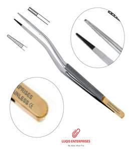 Pinzas Bayoneta Septales Tebbetts de Carburo de Tungsteno, Instrumento Quirúrgico de Acero Inoxidable, Pinzas Médicas de Precisión - Product Image 1