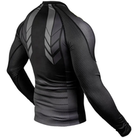 SFANA SPORTS Baju Renang Wanita Lengan Panjang Satu Potong Warna Solid Patchwork Rash Guard Spandex/Nylon Anti-Bakteri Anti-UV