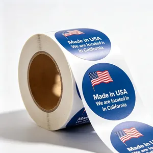 Étiquettes pliables multicouches estampées à l'or, adhésives détachables pour livrets cosmétiques, médicaux et de soins de la peau - Product Image 1