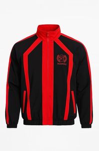 Conjunto Deportivo Informal de Verano de Alta Calidad con Estampado Personalizado, Chaqueta Cortavientos y Pantalones de Chándal de Nailon Sólido para Hombre, Corte Regular - Product Image 5