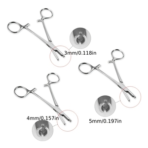 Pince de Précision pour Piercing Corporel Professionnel (Nez, Oreille, Lèvre, Langue, Nombril) – Équipement de Haute Précision Approuvé ISO - Product Image 4