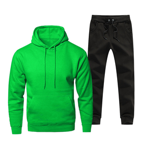 Survêtements d'hiver pour hommes et femmes, motif uni, col à capuche, épaisseur lourde, pour la salle de sport, le club, l'entraînement, l'école, le collège - Product Image 3