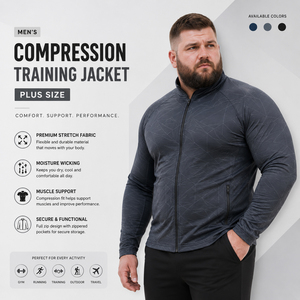 Plus Size Men's Training <b>Jackets</b> Muscle Fit Gym Compression <b>Jackets</b> Men Custom Printed Polyester Full Zipper Men Workout <b>Jacket</b> - Product Image 1