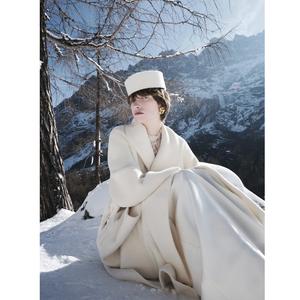 คอลเลคชั่นใหม่ เสื้อโค้ทเทรนช์โค้ทผู้หญิง รุ่น VENETO ALPACA LONG COAT เวียดนาม 100% ซูริอัลปาก้า 20% แคชเมียร์ 5% ไลลอน เสื้อโค้ทผู้หญิง - Product Image 3