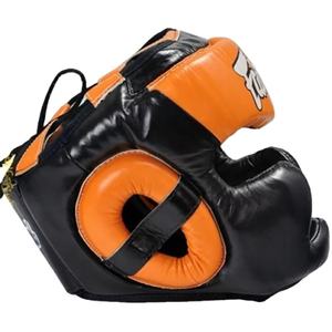 Protector de cabeza de cuero de Gel de cara completa profesional de alta calidad para hombres y mujeres para boxeo MMA y entrenamiento de Muay Thai - Product Image 4
