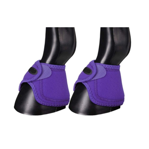 Sports Neoprene Horse Bell Boots No <b>Turn</b> Bell Boot Leg Protector Pair Horse Care Product overreach Hoof boots - Product Image 4