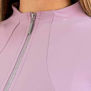 Equestrian Horse Riding Base Layer <b>Women's</b> Elegant Design Relaxed Fit Manufacture <b>Clothing</b> Quarter Zipper Base Layer For <b>Women</b> - Product Image 4