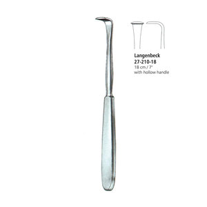 Élévateur périostal dentaire 18 cm en acier inoxydable allemand, manuel, à double extrémité, manche creux à bout arrondi 10 mm pour INSTRUMENTS CHIRURGICAUX - Product Image 1