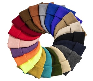 Bonnet tricoté chaud et créatif en fil circulaire, style rétro vieilli, respirant et imperméable, couleur personnalisable, collection Automne/Hiver 2026 - Product Image 6