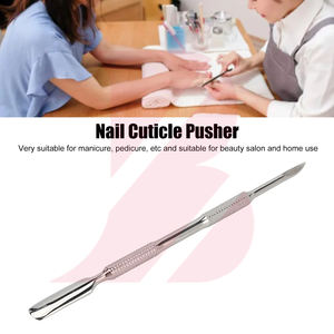 Pousse-cuticules en acier inoxydable, outil de nettoyage efficace des cuticules, bords tranchants, double tête, soin des ongles pour salon - Product Image 3