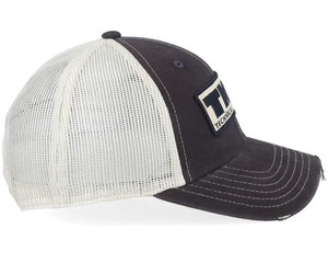 หมวกแก๊ปทรง Trucker แบบ Unisex ปรับขนาดได้สำหรับผู้ชาย หมวกตาข่าย 6 แผง สไตล์ลำลอง สำหรับฤดูใบไม้ผลิและฤดูร้อน สีดำขาว ตัดเย็บแบบเย็บต่อผ้า OEM 2026 - Product Image 6