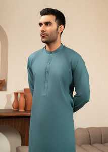 Nouveautés : Salwar Kameez pour hommes, vêtements indiens et pakistanais, coton doux, tenue ethnique modeste pour hommes - Product Image 2