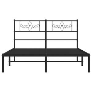 Base de Cama Completa de Acero Negro, Cama Metálica Rectangular Tradicional - Product Image 5