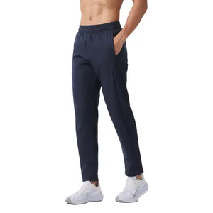 Pantalones de Verano para Hombre con Logotipo Personalizable OEM, Pantalones Casuales Holgados de Pierna Recta, Moda Urbana - Product Image 1