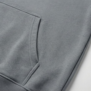 Drop-shoulder Winter Women's Customized Color Cotton Eco-Friendly Fleece Casual Long Sleeve Hooded Pullover Streetwear - Product Image 5