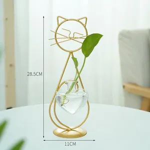 Premium Handmade Gold Finish Flower Vase Elegant Decorative Product for Interior Designers Architects <b>Builders</b> and Hospitality - Product Image 1