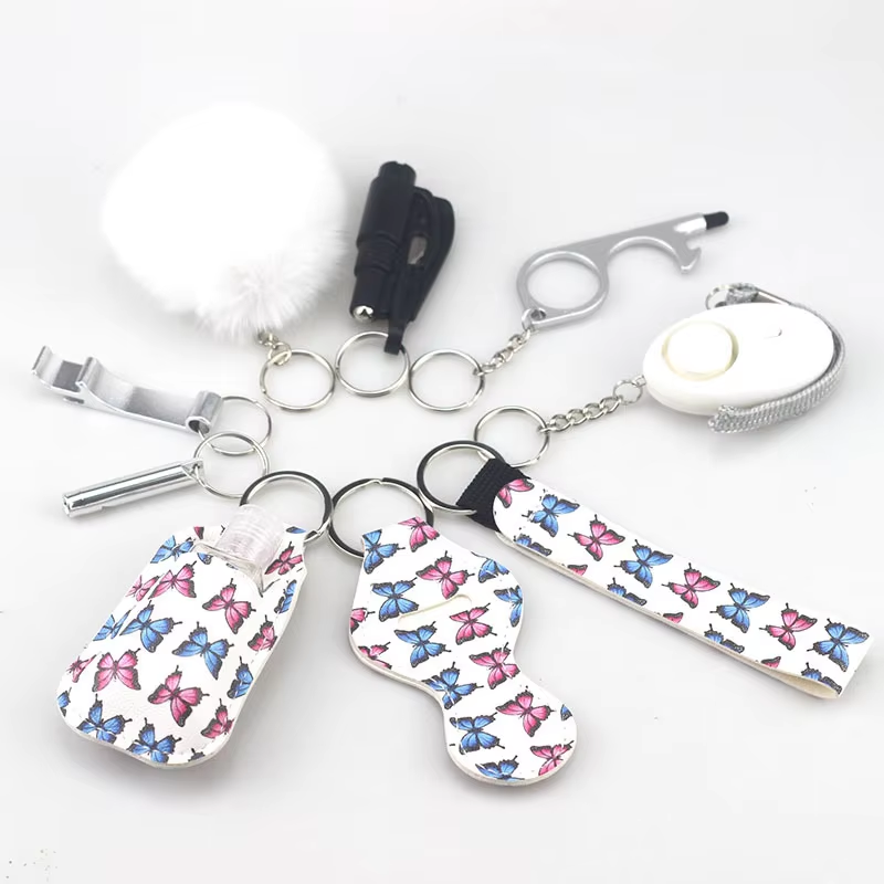 Versatile Outdoor Keychain Self Defense Flashlight