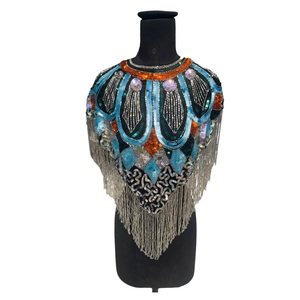 Cape en dentelle à sequins perlés 2026 avec tissu 100% coton aux meilleurs prix d'Inde - Product Image 1